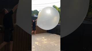 I Popped Worlds Largest Balloon (in my face)