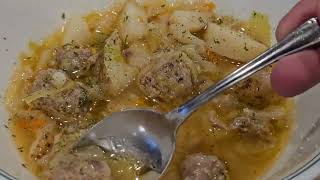 BEST Sausage Cabbage Soup in the NINJA FOODI