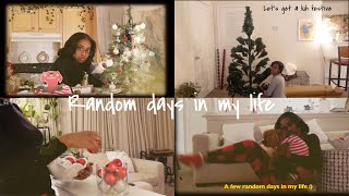 A few Random days living alone in Atlanta  | vlogmas (1st Christmas in my new apartment)