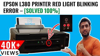 epson l380 red light blinking one by one problem solution | epson l380 printer error light blinking