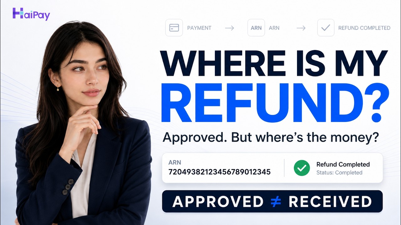HaiPay explainer video: what an Acquirer Reference Number is and how payment teams use it to track a refund