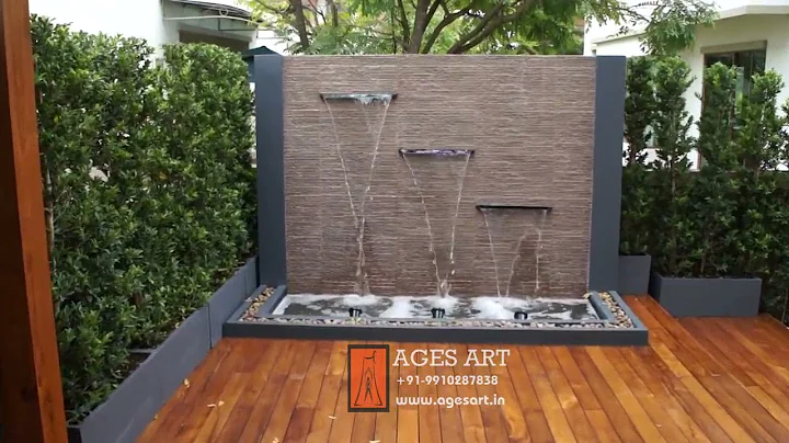 Transform Your Space Mesmerizing Wall-Mounted Water Fountain