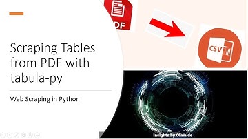 Scraping Tables from PDF with tabula-py