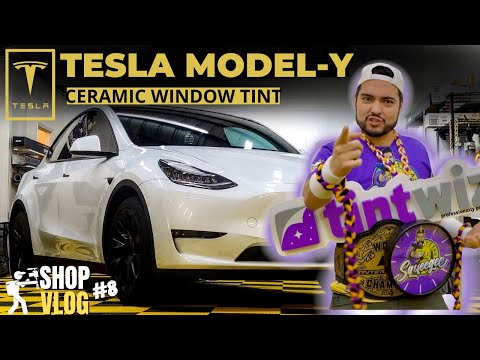 Tesla Tint: Window Tinting a Tesla Model Y w/ GIANT Sunroof! TTM Show Ep.8