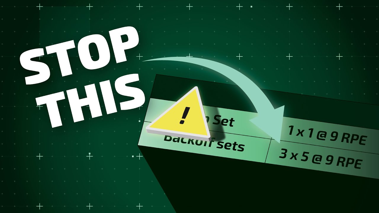 STOP Performing Your Volume Work Like This For Strength