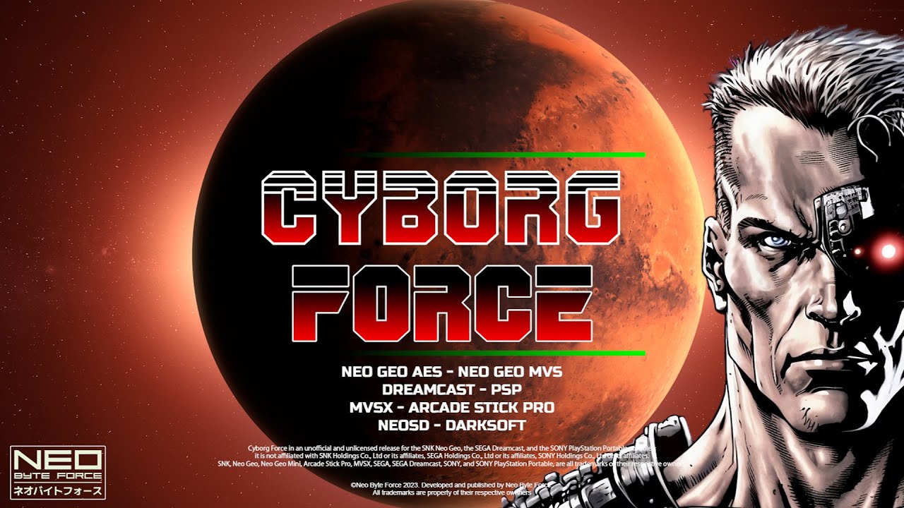 New Neo-Geo Game : Cyborg Force - Preorder Trailer - YouTube