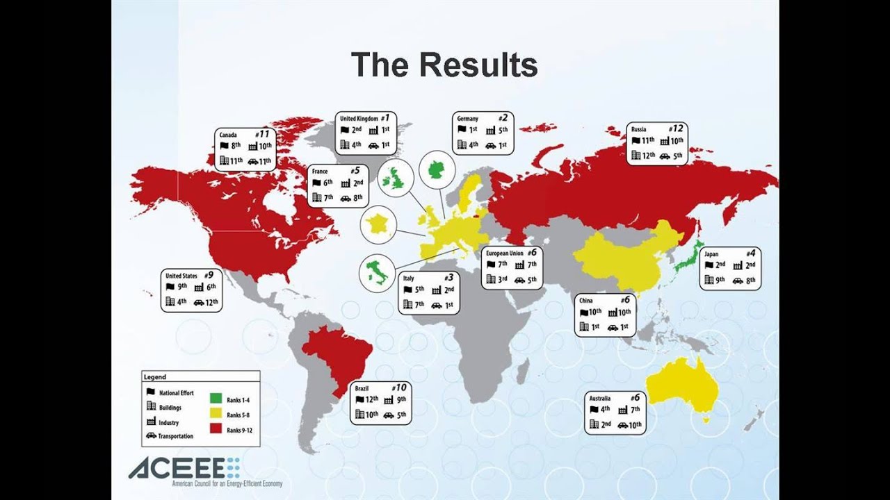 Aceee Ranking Map ACEEE Webinar - YouTube