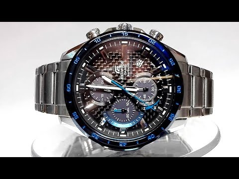 Casio Edifice EFS-S540DB-1B Solar powered Sapphire watch video 2018 -  YouTube