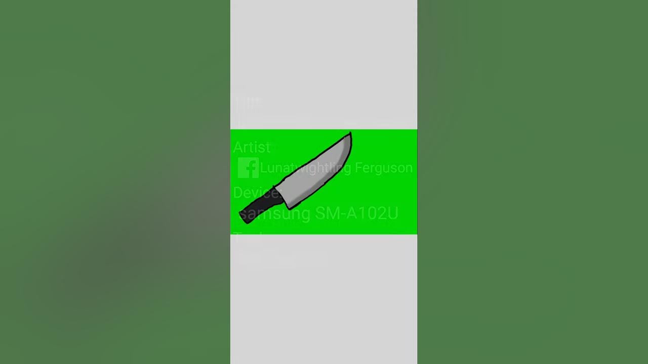 gacha life knife for green screen - YouTube