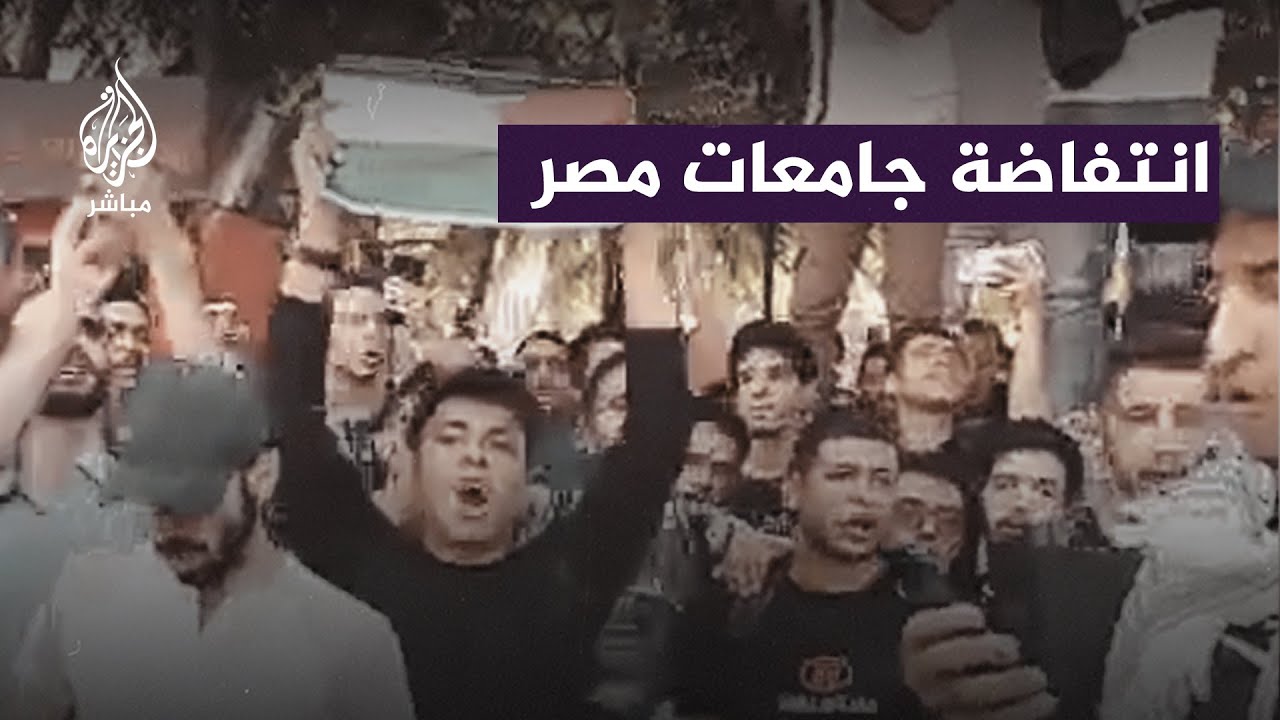 "طرد سفارة وطرد سفير".. مظاهرات طلابية حاشدة في جامعات مصرية عدة دعما للشعب الفلسطيني
