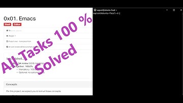 0x01. Emacs #alxsoftwareengineering #alx #alxafrica