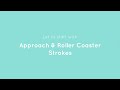 Learning cursive writing prewriting strokes 3  approach and roller coaster