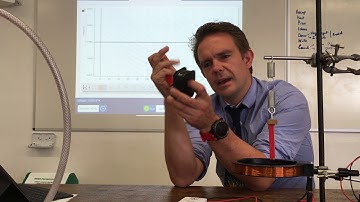 Magnet oscillating in coil