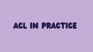 TUGAS ACL in Practice Chapter 5