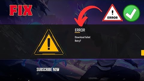Free fire  Error problem| Free fire login error | fix Free fire login problem