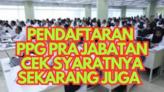 Pendaftaran PPG Dibuka! Cek Syaratnya Sekarang Juga!