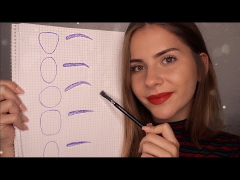 ASMR Deine Persönliche Augenbrauenberatung | Brow Salon (Zupfen, Schneiden, Nachmalen)