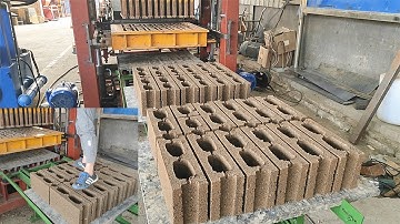 QT10-15 automatic PLC concrete cement hollow blocks paving brick machine for Jamaica, El Salvador