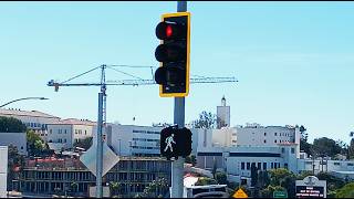(AFTER) New Countdown Pedestrian Signal & Audio Buttons (College Ave & I-8 West)