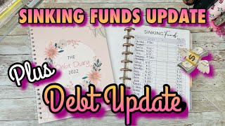FEBRUARY SINKING FUNDS UPDATE | DEBT UPDATE | DAISYBUDGETS