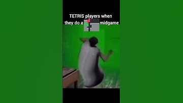 TETRIS Players when they do a DT Cannon