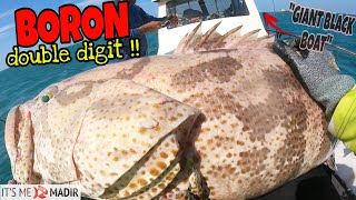 Tuas South Waters & Personal Best GIANT GROUPERRR!!! - Boat fishing Singapore