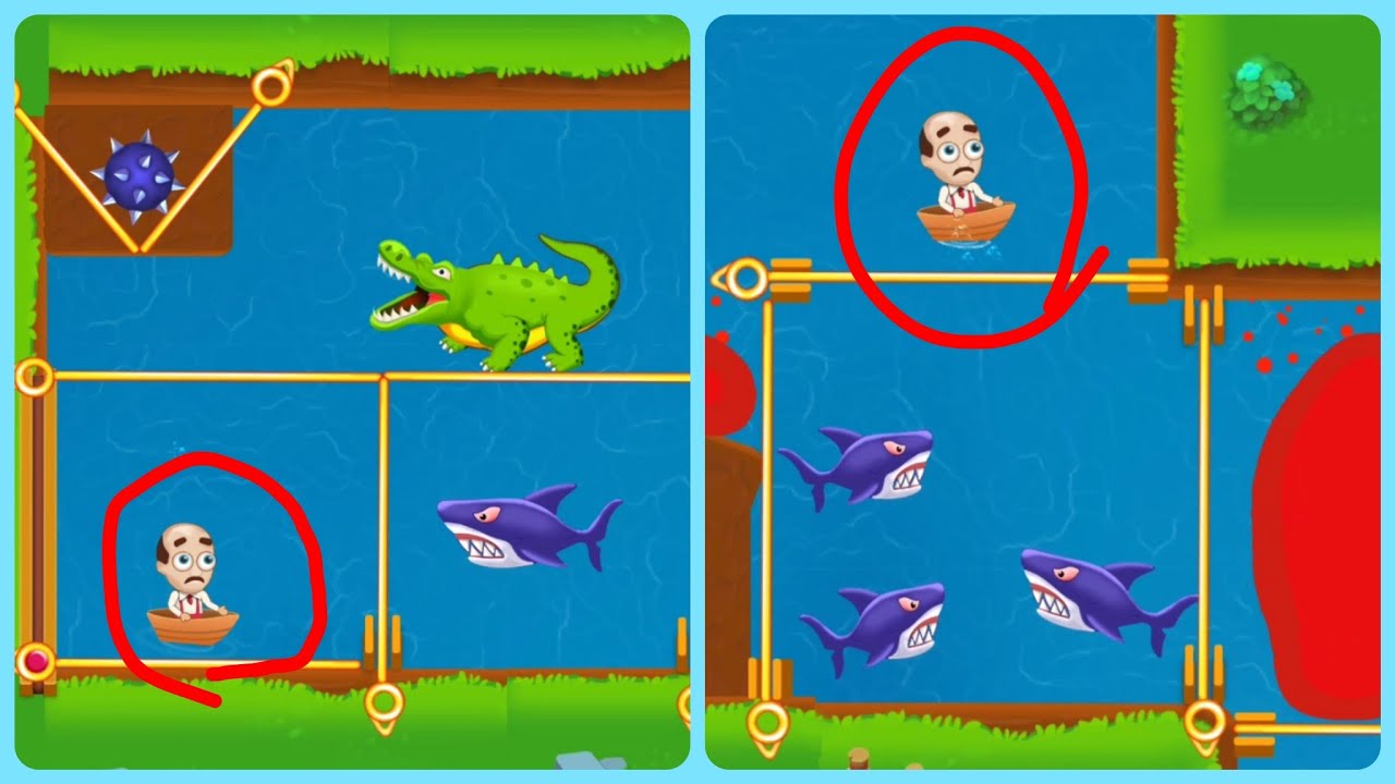 Save Daddy game pull the pin game | Save the girl game 💃 - YouTube