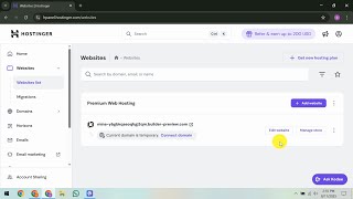 How To Restore Website in Hostinger