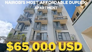 Touring a DUPLEX APARTMENT IN NAIROBI/APARTMENT FOR SALE IN KENYA/NAIROBI HOUSE HUNTING/KINOO HOUSES