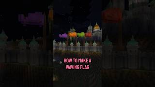 I Made a Waving Flag in Minecraft 🚩#minecraft #minecrafttutorial #minecraftideas #minecraftbuilding Net Worth