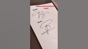 how to make short signature of  my name #calligraphy #tiktok #fancysignature #cursivewriting #shorts