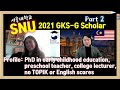 GKS (KGSP) | Interview with Seoul National University Student (Part 2)