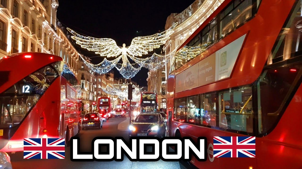 [4K]🎅LONDON REGENT STREET CHRISTMAS LIGHT 2021🎅🌲 "THE SPIRIT OF