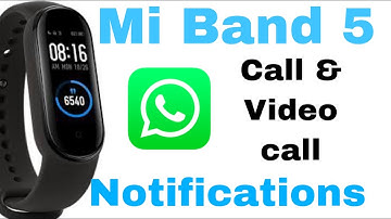 Mi band 5 Whatsapp Call And Whatsapp Video Call Notifications Setting | #Pratikjha