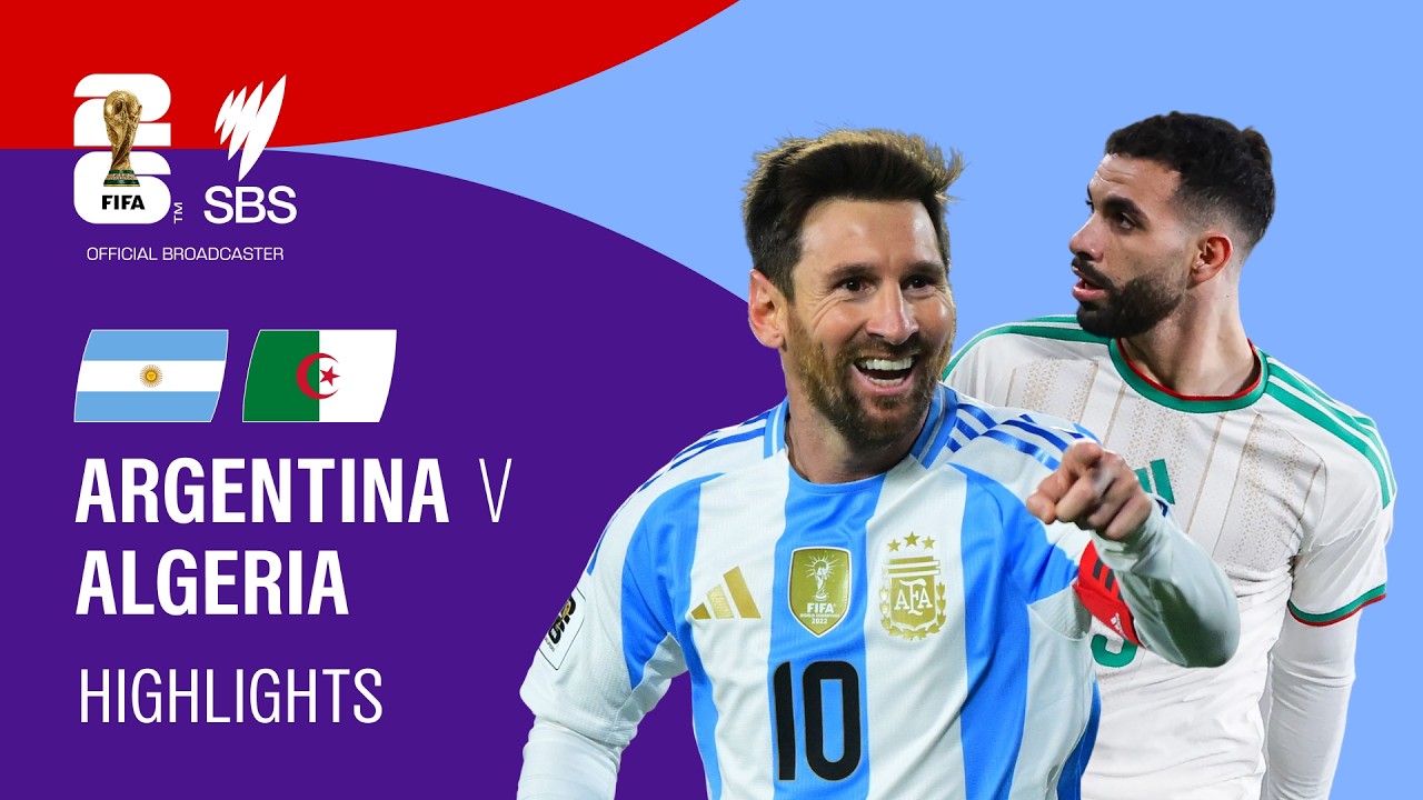 Argentina v Algeria: FIFA World Cup 2026 Highlights Group J