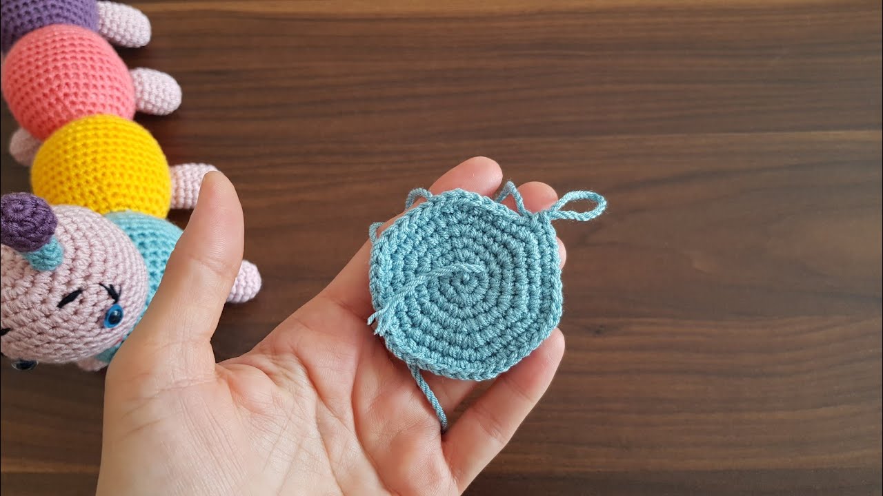 Çoooook Şeker 💥 💯Amigrumi Tırtıl Yapımı Detaylı Anlatım - Örgü Tırtıl - Örgü Oyuncak