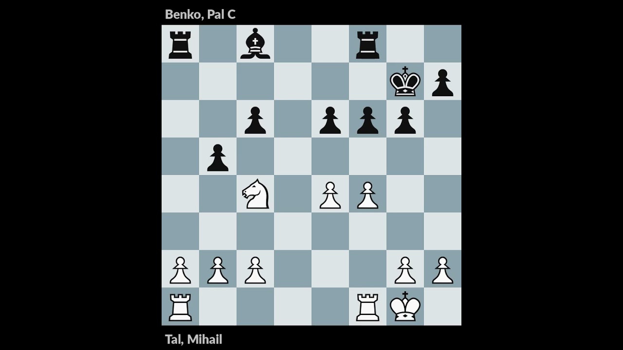 Portoroz Interzonal 1958 | Tal vs Benko | Round 11
