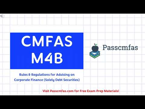 CMFAS M4B - Quick and Easy Introduction