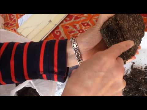 como quebrar um bolo de Pu-erh ou tijolo