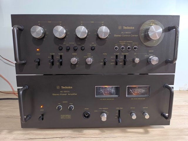 TECHNICS SU-9200 preamplifier top series 70' -test- - YouTube