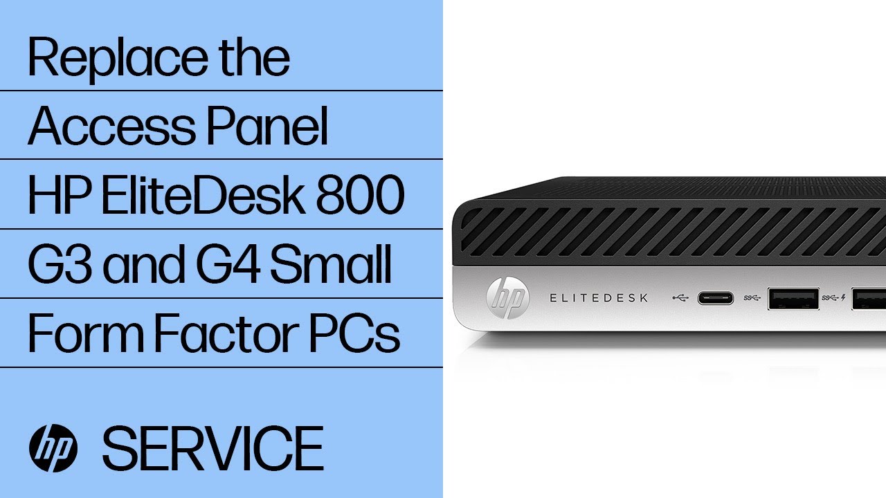 how to change wifi password How to Replace the Access Panel | HP EliteDesk 800 G3 and G4 Small Form Factor PCs