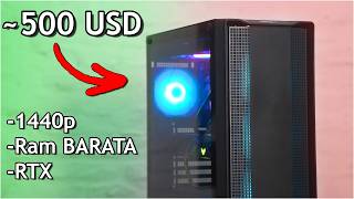 ASÍ ENSAMBLÉ un PC BARATO INCREÍBLE con RTX y RAM BARATA para jugar A TODO en 2026 a 1440p.