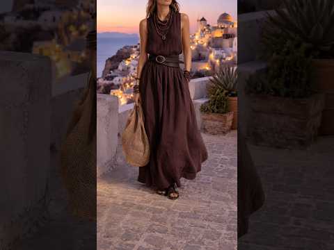 4060 <strong>롱</strong> <strong>원피스</strong> 나잇살 복부 다 가리는 벨트 활용 공식  #중년패션 #fashion #мода #ootd #style #outfit