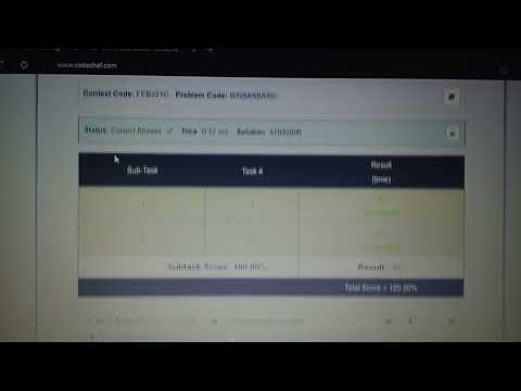 Binary Base Basics Problem Code: BINBASBASIC | Codechef | Python Coder