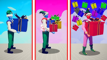 EVOLUTION OF SUPER PRESENT ELF | TABS - Totally Accurate Battle Simulator