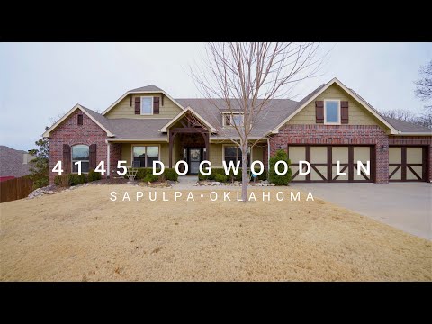4145 Dogwood Lane, Sapulpa, OK home video tour