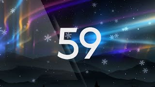 Decorative Christmas Tree Holiday, 60 Sec Countdown