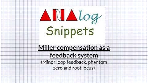 #40 Miller compensation as control system