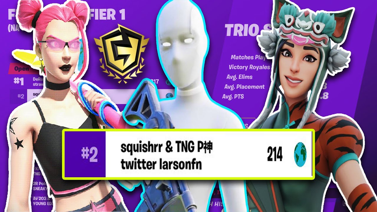 🏆FNCS TOP2 SESSION2 PGOD, SQUISHFN & LARSONFN🔥CLASIFICO A LA SIGUIENTE RONDA🔥 INCREIBLE TRIO