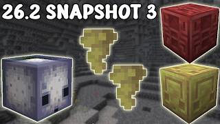 Sulfur Spikes & Renewable Sulfur - Minecraft 26.2 Snapshot 3